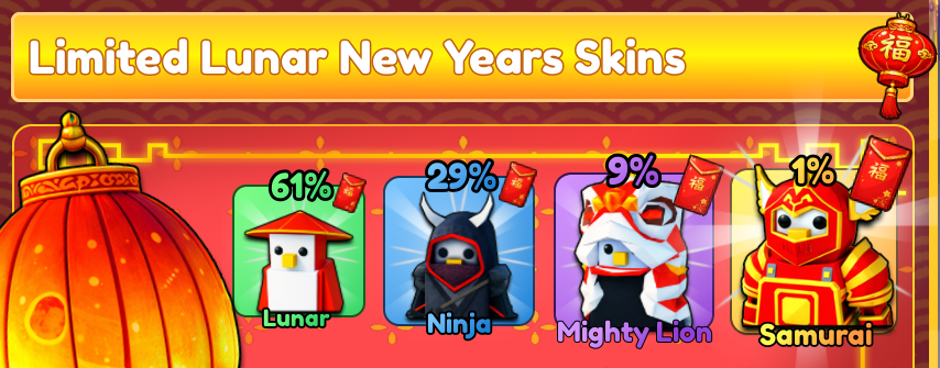 Limited Lunar New Years Skin 1x Spins