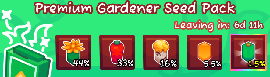 Premium Gardener Seed Pack - Buy 1x