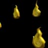 Golden Cursed Flames