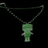 Jade Robot Charm Necklace