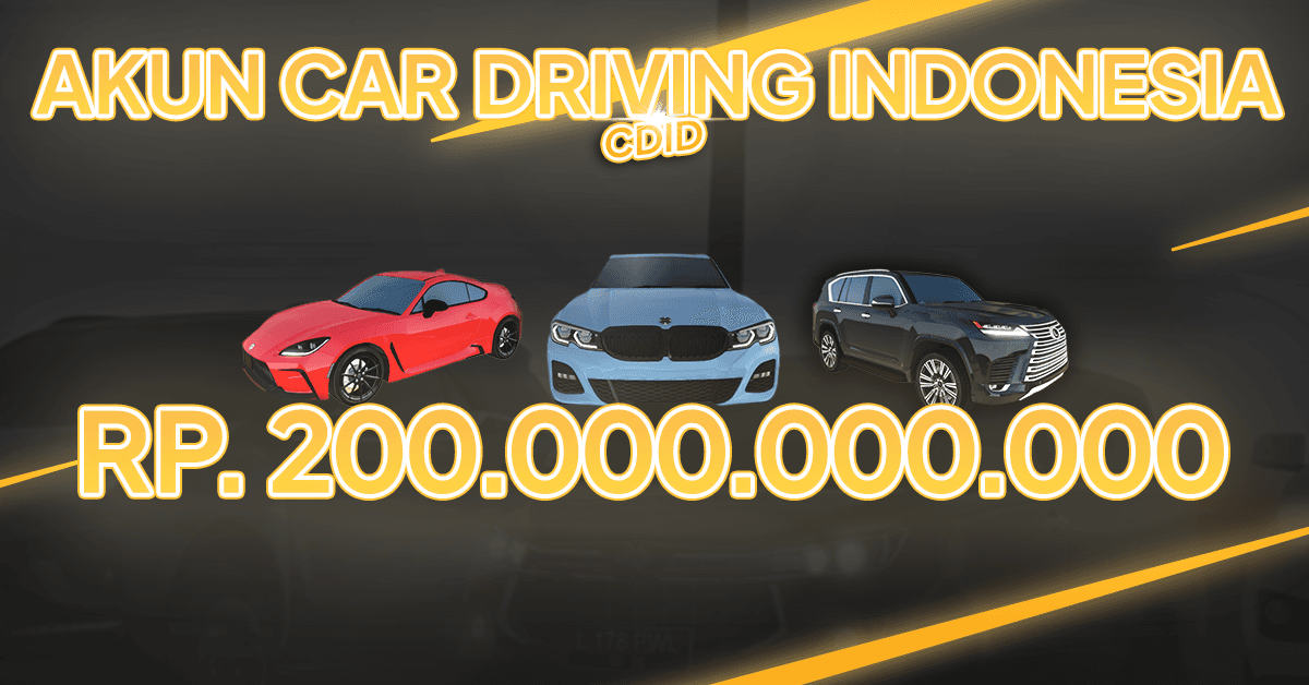 Akun 200 M CDID (Car Driving Indonesia)