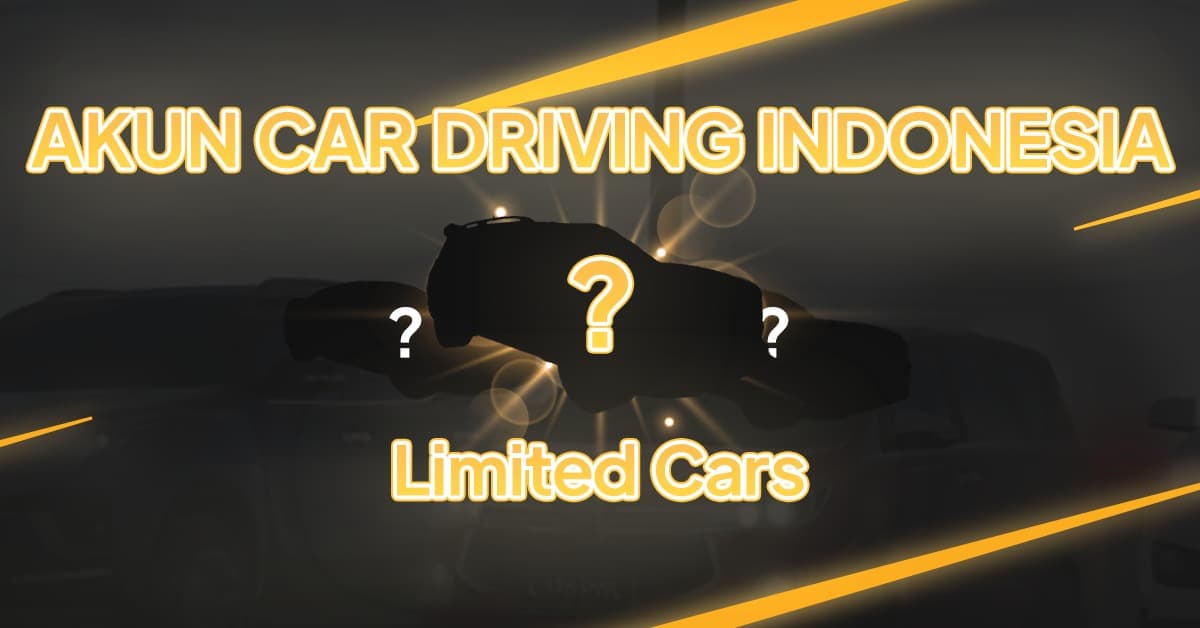 Akun Limited 16 Car CDID (Car Driving Indonesia)